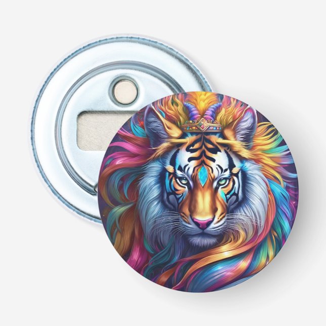 Mystic Tiger Flaschenöffner (Vorderseite)