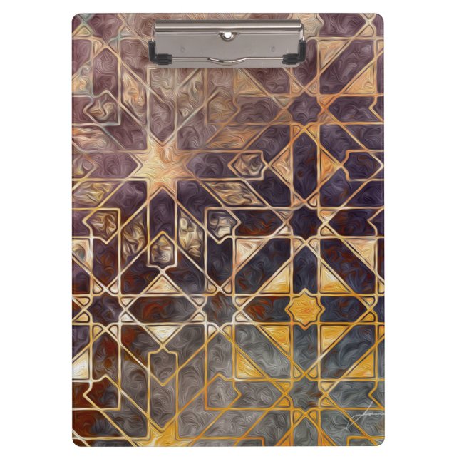 Mystic Tiles I Klemmbrett (Vorderseite)
