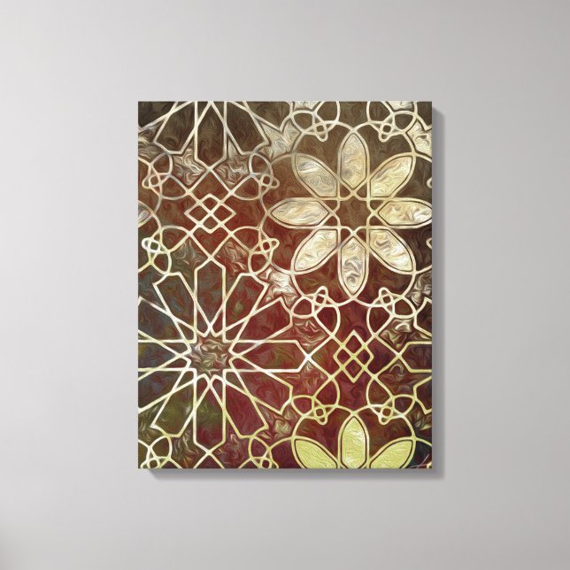 Mystic Tiles II Leinwanddruck (Vorderseite)