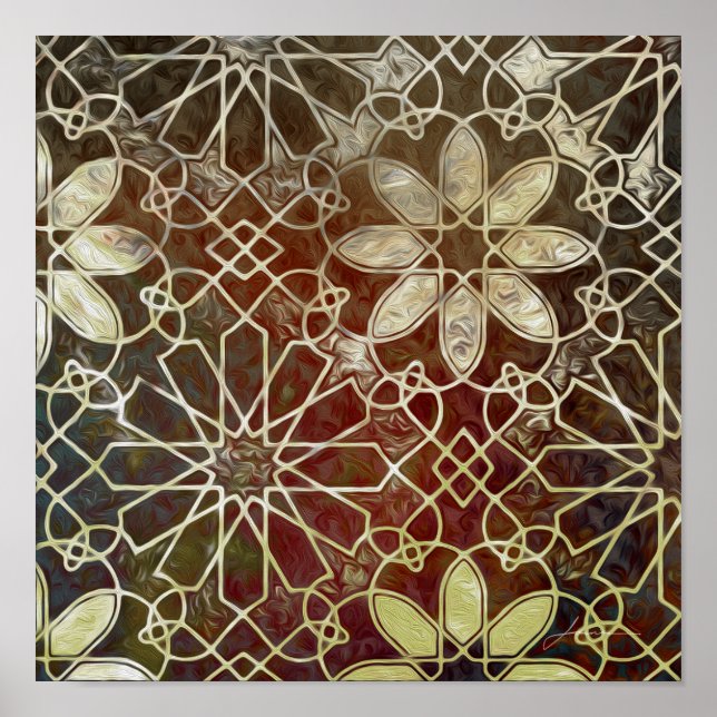 Mystic Tiles II Poster (Vorne)