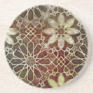 Mystic Tiles II Sandstein Untersetzer