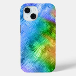 Mystic Topaz Blue Glassy Texture Case-Mate iPhone Hülle