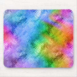 Mystic Topaz Blue Glassy Texture Mousepad