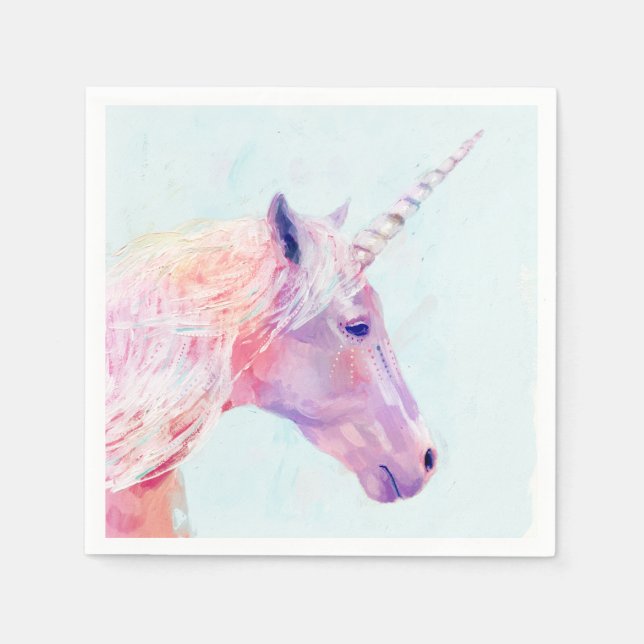 Mystic Unicorn Serviette (Vorderseite)