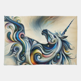 Mystic Unicorn Swirl Geschirrtuch