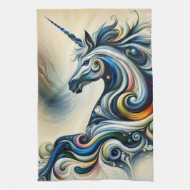 Mystic Unicorn Swirl Geschirrtuch