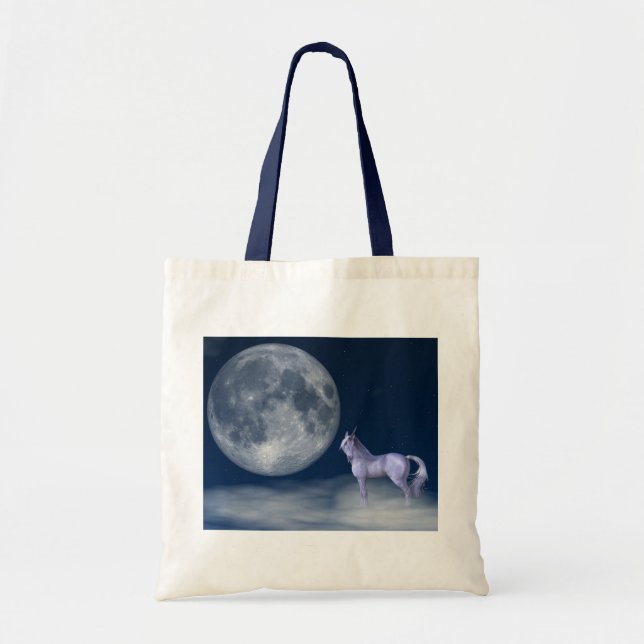 Mystic Unicoron Moon Magic Tote Bag Tragetasche (Vorne)