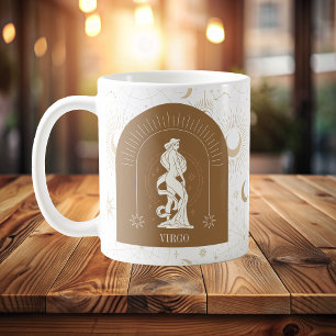 Mystic Virgo Zodiac Stars Horoscope Kaffeetasse