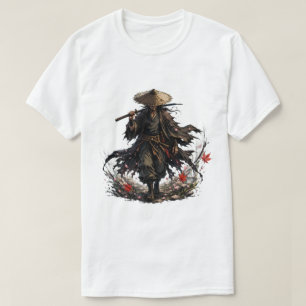 Mystic Wandering Ronin Tasse Samurai-Krieger in T-Shirt
