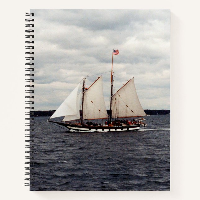 Mystic Whaler Notebook Notizbuch (Vorderseite)