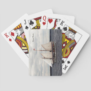 Mystic Whaler spielt Karten Spielkarten
