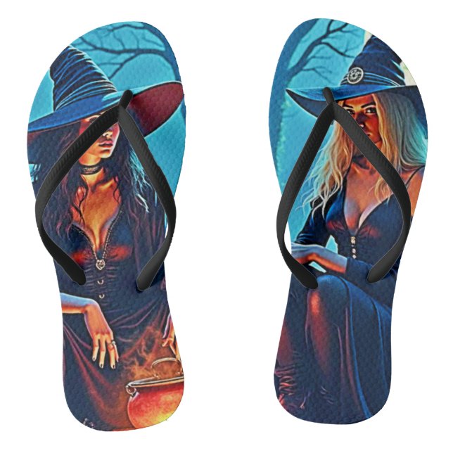 Mystic Witches Cauldron Spellbound Flip Flops (Fußbett)