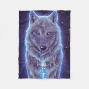 Mystic Wolf Fleecedecke