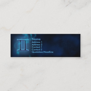Mystic Zodiac - Gemini Mini Visitenkarte