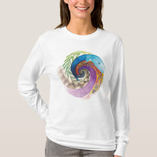 Mystica-Universität Ankündigung des 5-Sinne-T - Sh T-Shirt