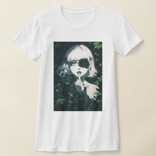 Mystical Anime Girl  T-Shirt (Ablage )