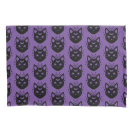 Mystical Black Cat Kissenbezug