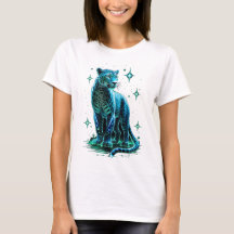 Mystical Blue Energy Jaguar T - Shirt