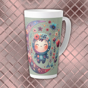 Mystical Boho Magic Maroon   Milchtasse