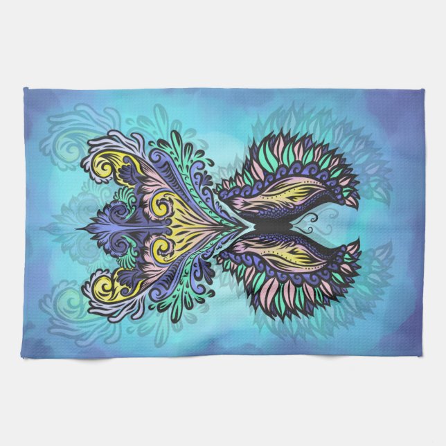 Mystical Butterfly Spirit Handtuch (Horizontal)