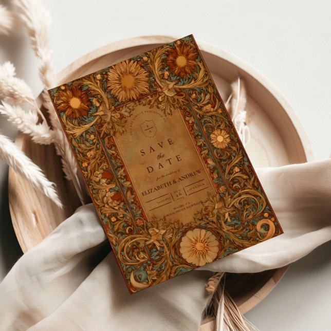 Mystical Celestial Baroque Wedding Save The Date (Von Creator hochgeladen)