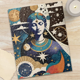 Mystical Celestial Star Goddess Night Sky Puzzle