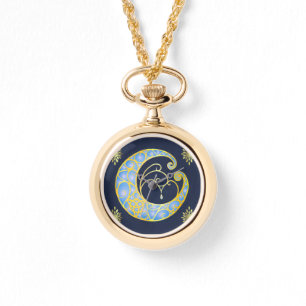 Mystical Celtic Moon Armbanduhr