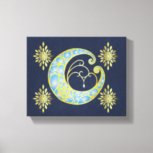 Mystical Celtic Moon Leinwanddruck