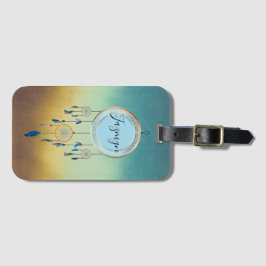 Mystical Chic Personalisiert Dreamcatcher Gepäckanhänger