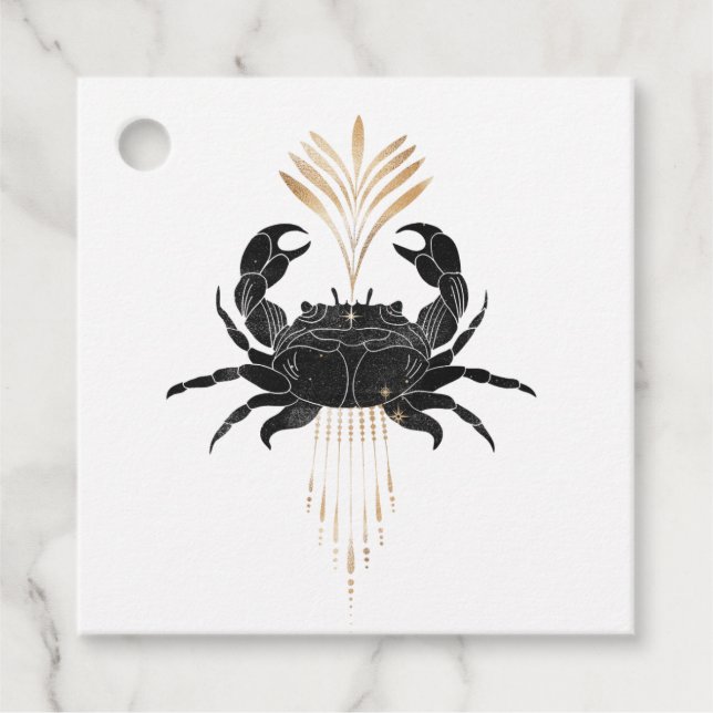 Mystical Cosmic Nautical Beach Geschenkanhänger (Vorderseite)