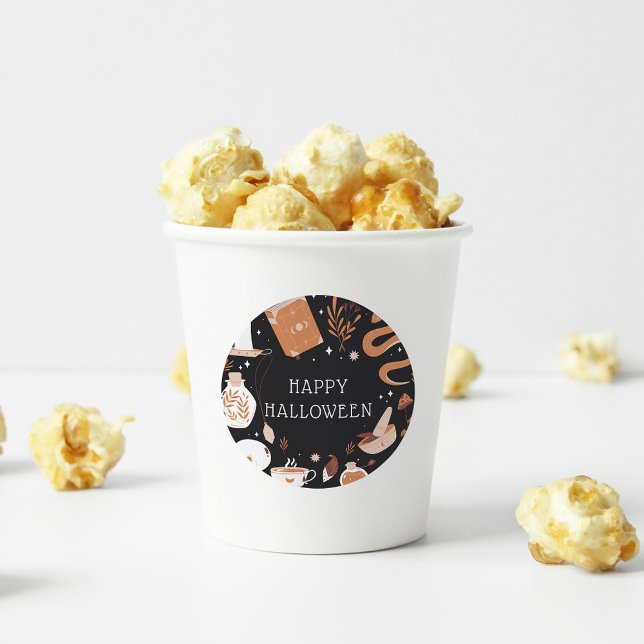 Mystical Crystal Boho Halloween Runder Aufkleber (Von Creator hochgeladen)