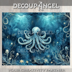 Mystical Deep Sea Dreamscape Seidenpapier