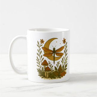 Mystical Dragonfly Moon Tasse - Celestial Woodland