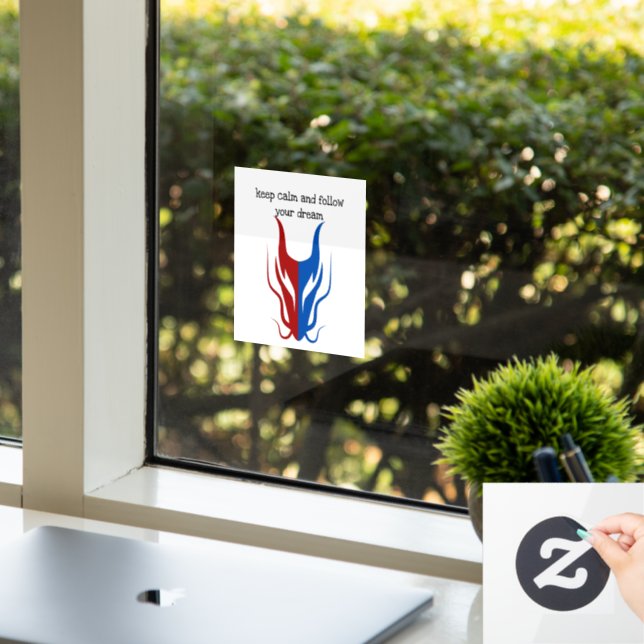 Mystical Dragoon Fantasy Fensteraufkleber (Büro)