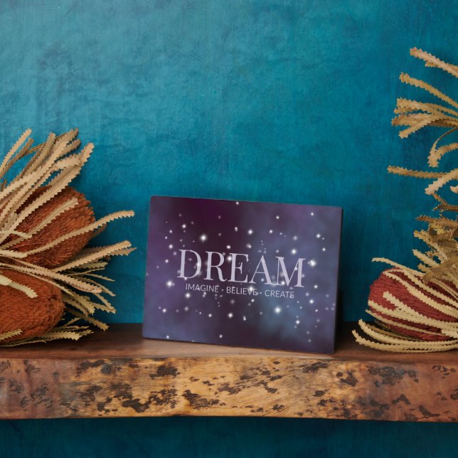 Mystical Dream Dusty Violet Fotoplatte (Seite)