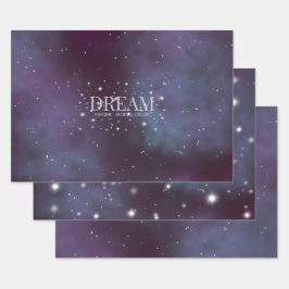 Mystical Dream Dusty Violet Geschenkpapier Set
