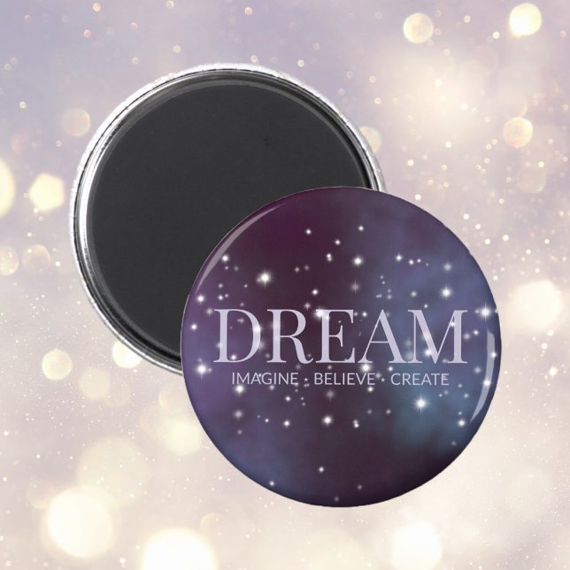 Mystical Dream Dusty Violet Magnet (Von Creator hochgeladen)