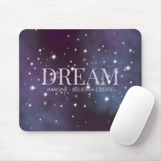 Mystical Dream Dusty Violet Mousepad (Mit Mouse)