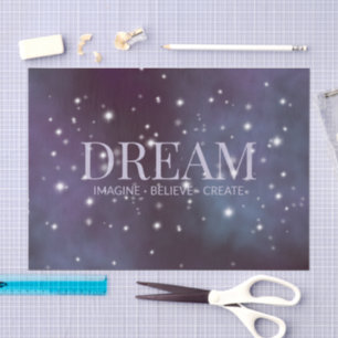 Mystical Dream Dusty Violet Seidenpapier