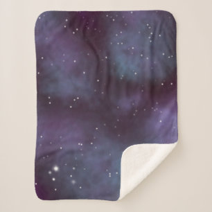 Mystical Dusty Violet Galaxy Sherpadecke