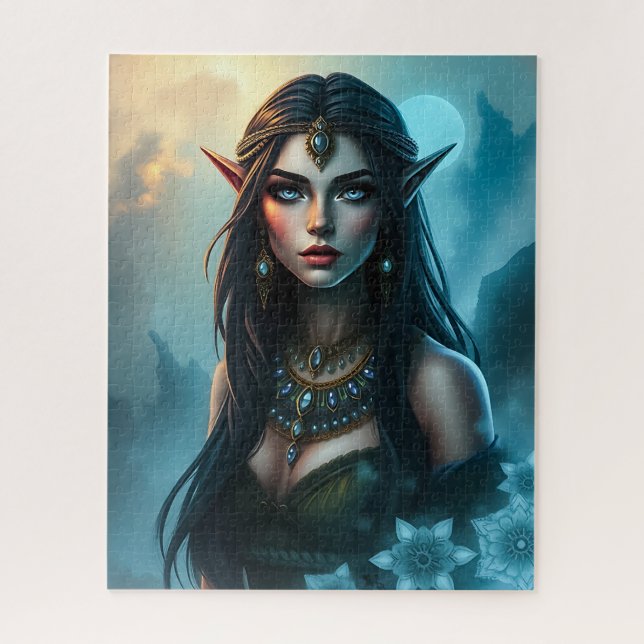 Mystical Elf Jigsaw Puzzle (Vertikal)