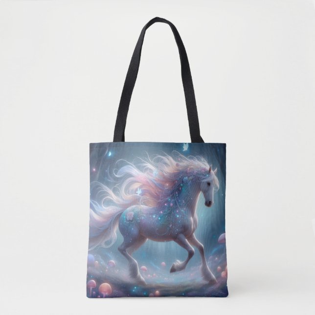 Mystical Enchanted Horse Tote Bag (Vorderseite)