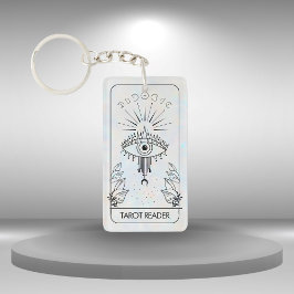 Mystical Evil Eye Celestial Tarot Holographic Schlüsselanhänger