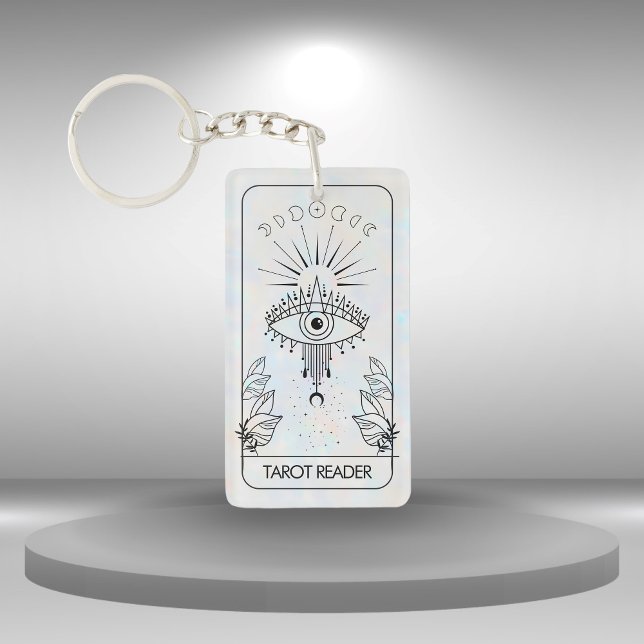 Mystical Evil Eye Celestial Tarot Holographic Schlüsselanhänger (Mystical Evil Eye Celestial Tarot Holographic Keychain)
