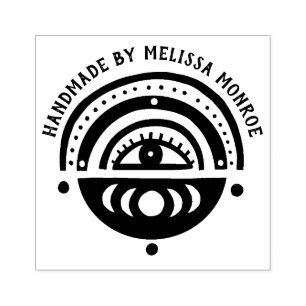 Mystical Eye Boho Handmade by Personalisiert Custo Gummistempel