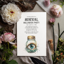 Mystical Eye Fortune Spooky Mint Halloween-Party