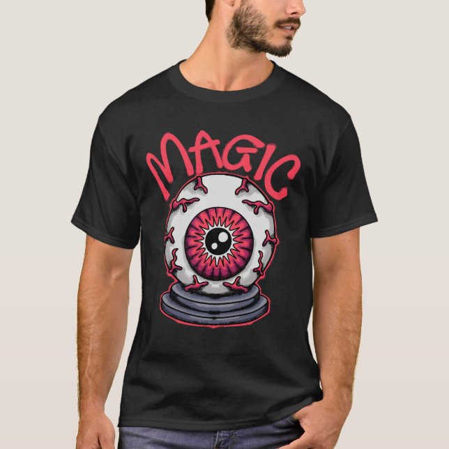 Mystical Eyeball streetwear  T-Shirt (Vorderseite)