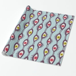 Mystical Eyes Pattern - Psychedelisches Trippy-Des Geschenkpapier