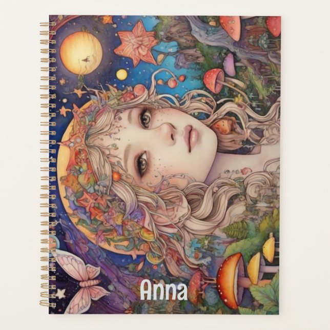 Mystical Fantasy Girl - Custom Magic Planer (Vorderseite)