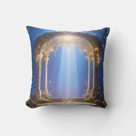 Mystical Forest Archway Throw Kissen